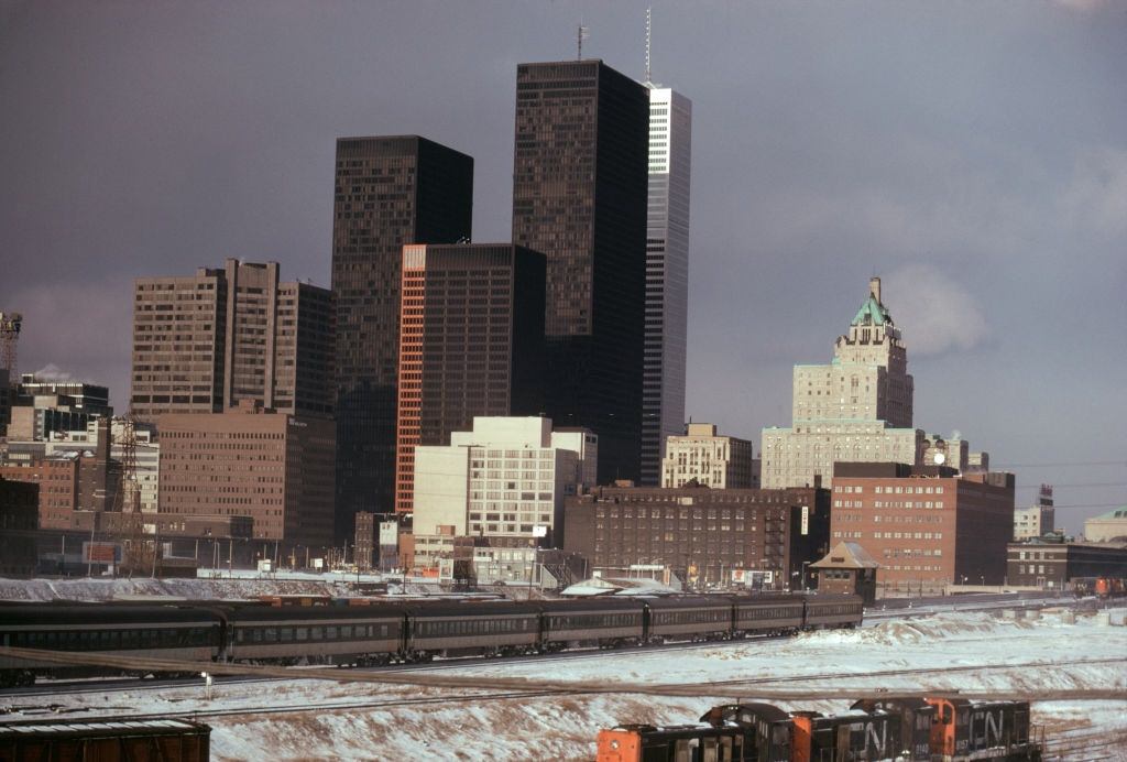 Toronto skyscrapers, 1974.