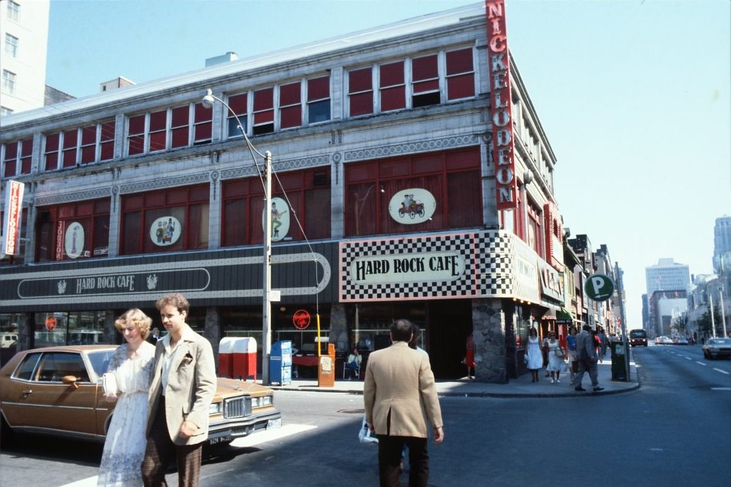 South-east corner Dundas Square, Yonge Street