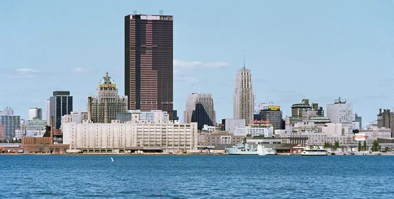 A skyline view from the Islands, 1970s.