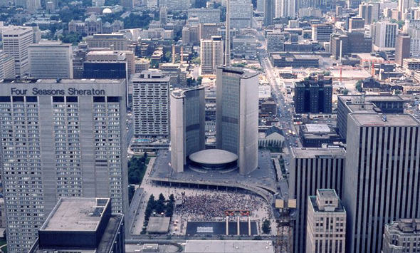 Nathan Phillips Square in 1973.