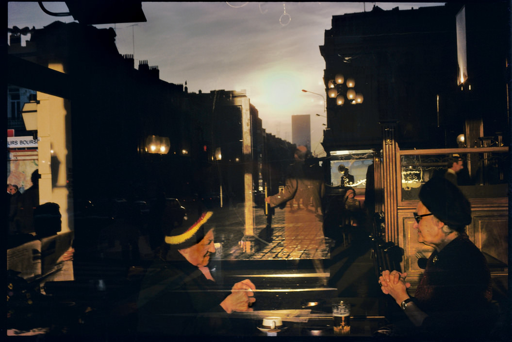 Place de la Bourse" square, Brussels, 1981