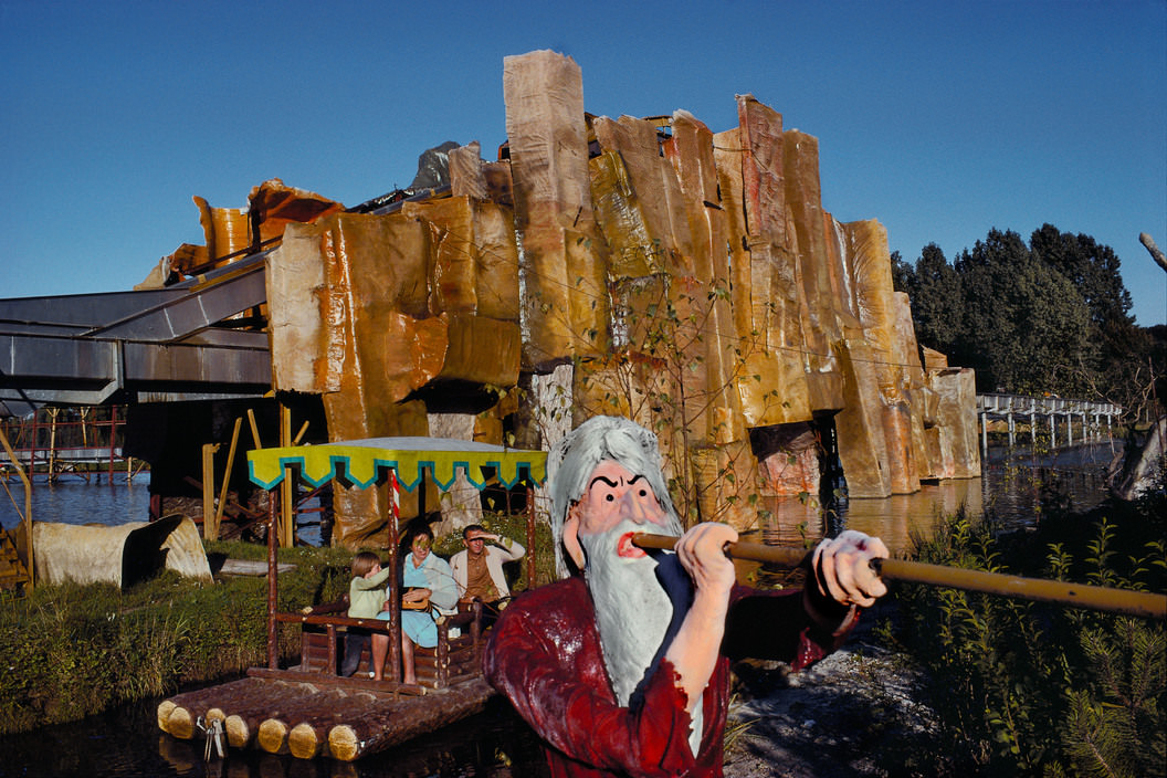 Walibi amusement park, Wavre, 1981.