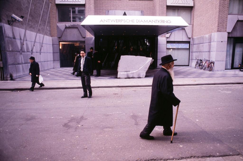 A Diamond company in Antwerp, Belgium, 1980s.