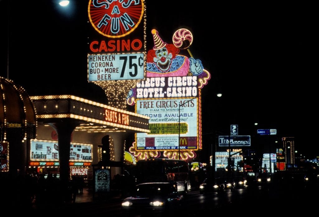 Circus Circus Casino circa 1981 in Las Vegas.