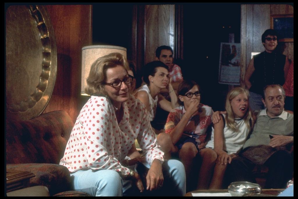 Families of Apollo XI astronauts gathering in Houston, Texas, July 1969