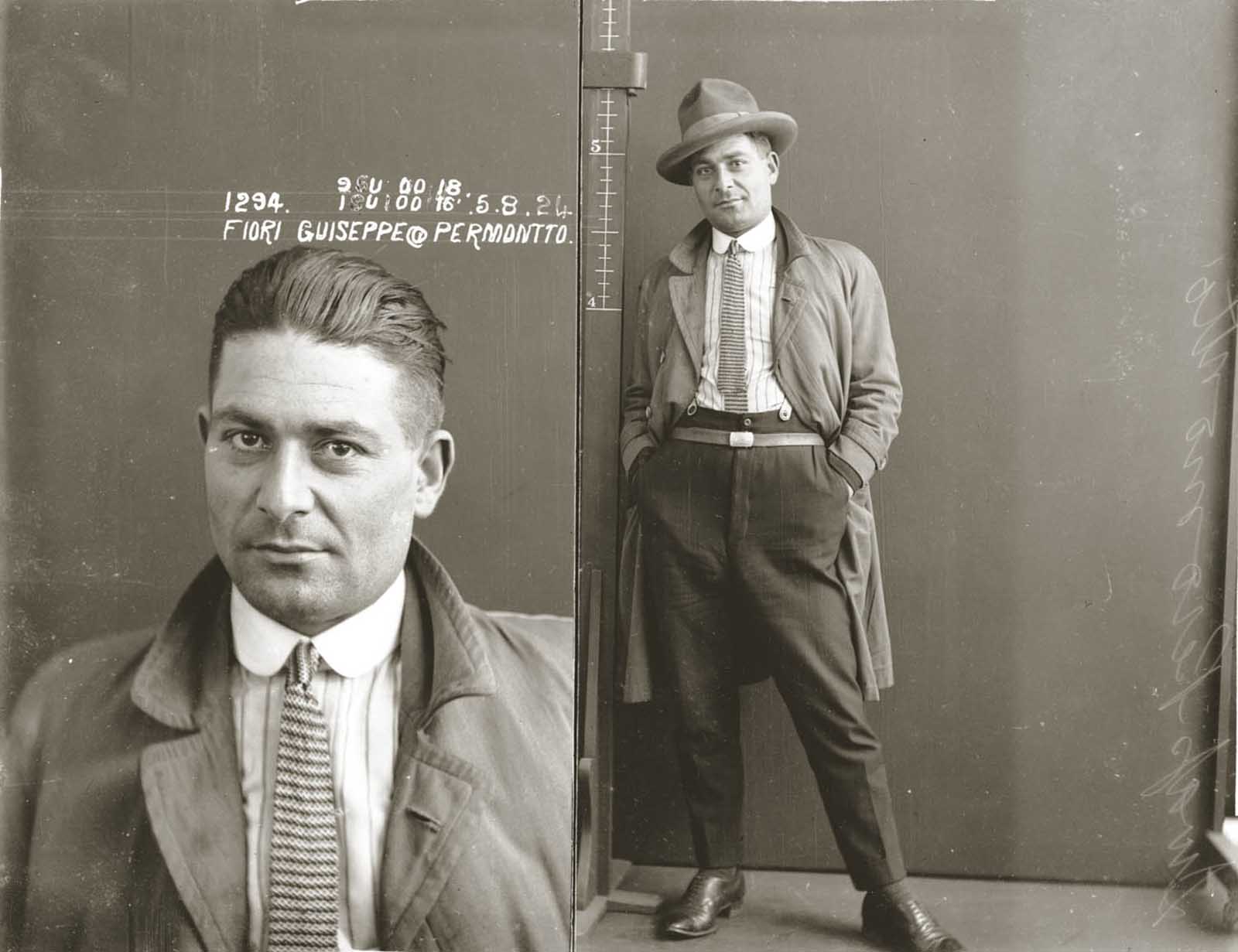 Guiseppe Fiori, alias Permontto. 1924.