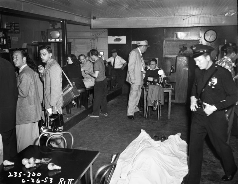 Vintage Crime Scene Photos from the Los Angeles Police Department Archives