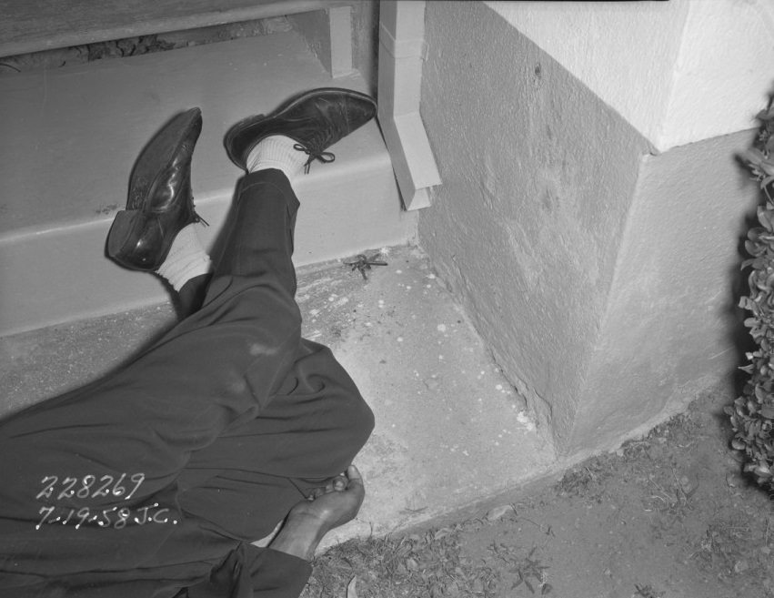 Vintage Crime Scene Photos from the Los Angeles Police Department Archives