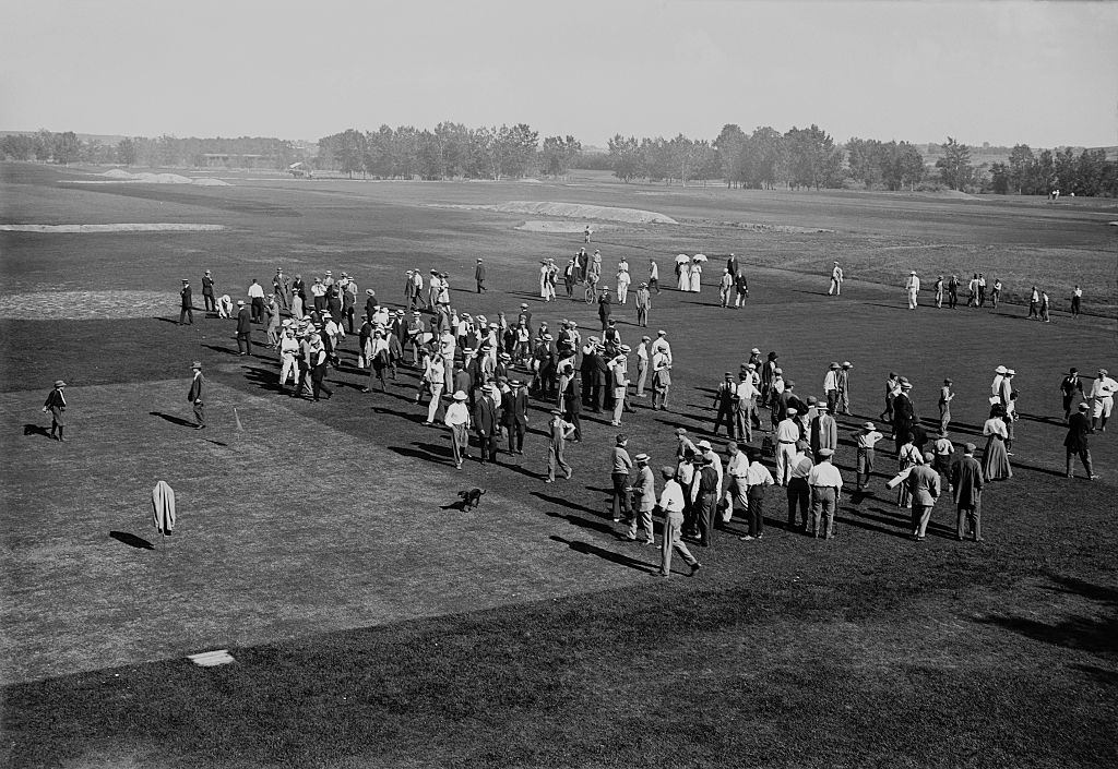 A golf links in Denver, Colorado, 1910