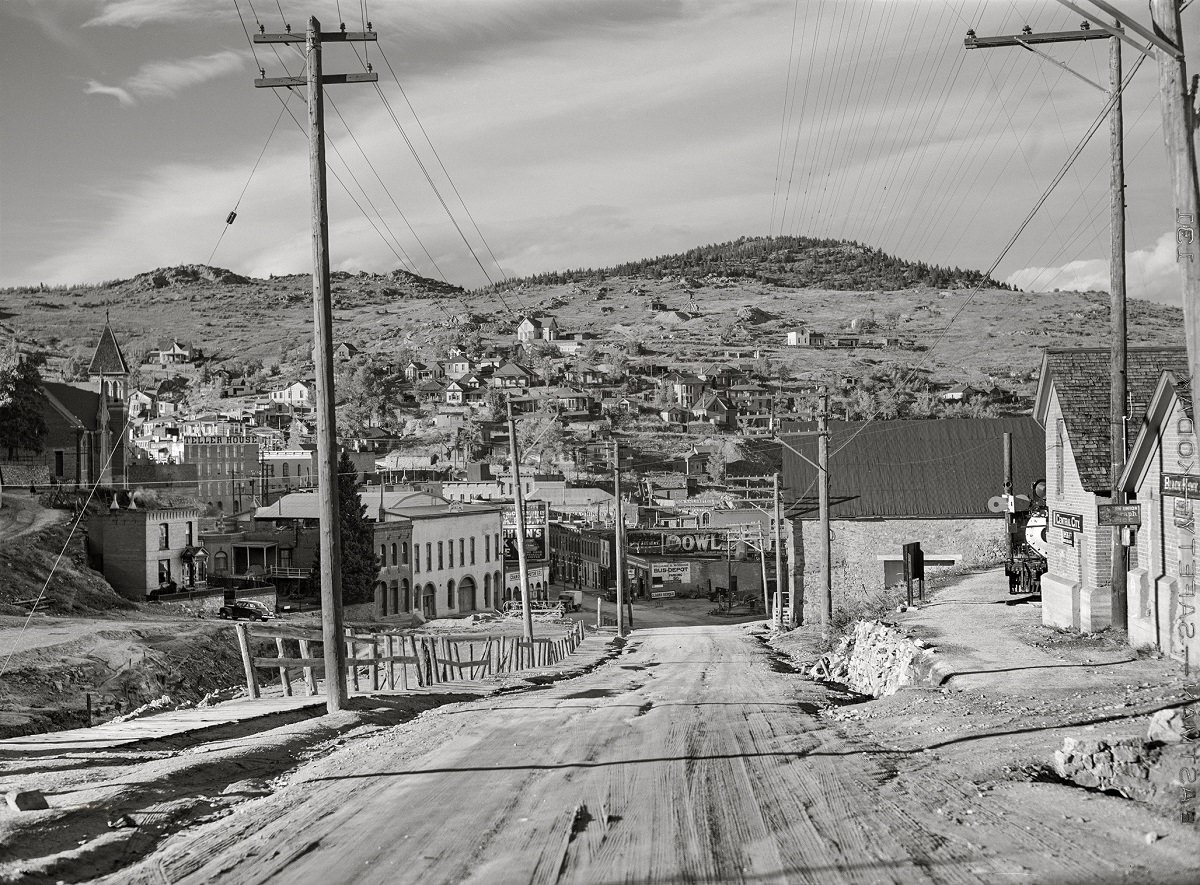 An old mining town, Denver, 1920s.