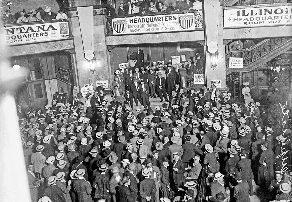 Interior view of the Convention Hall, Denver, 1908