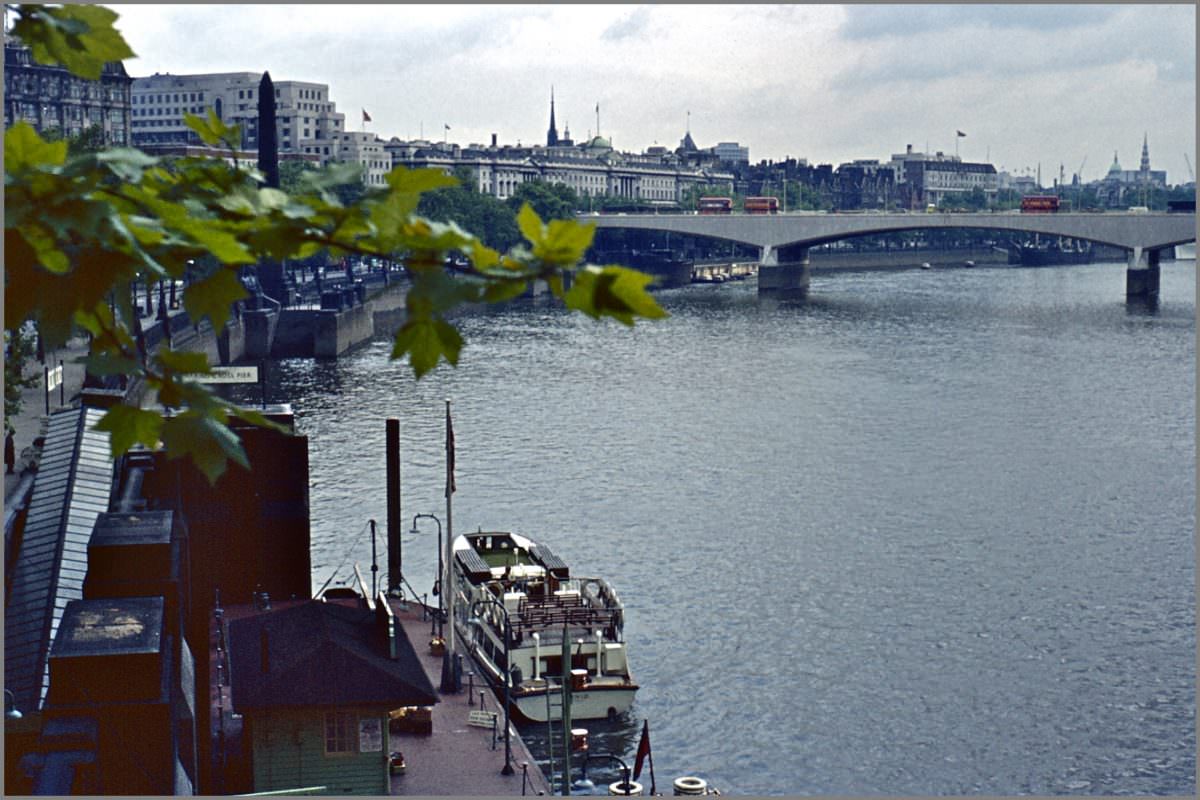 Charing Cross Pier, London, July 1962