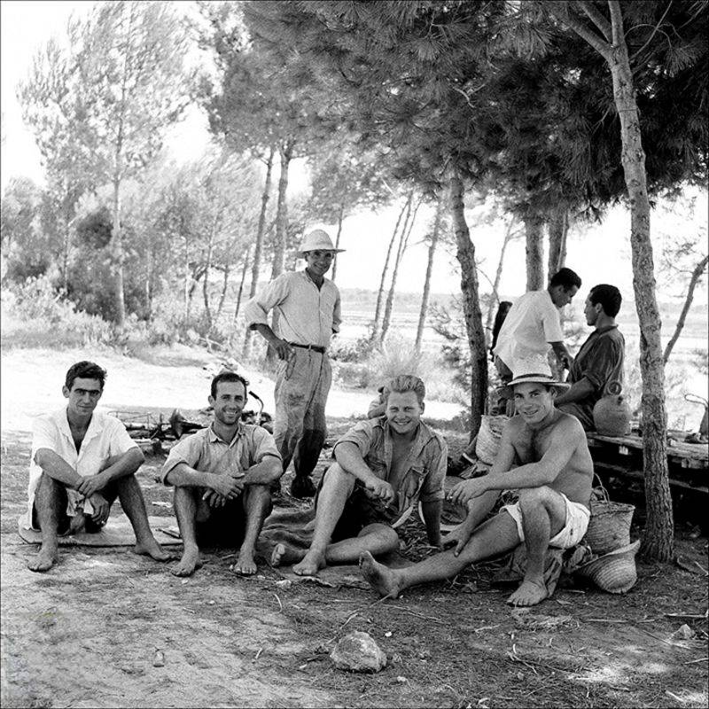 Salt workers, 1957