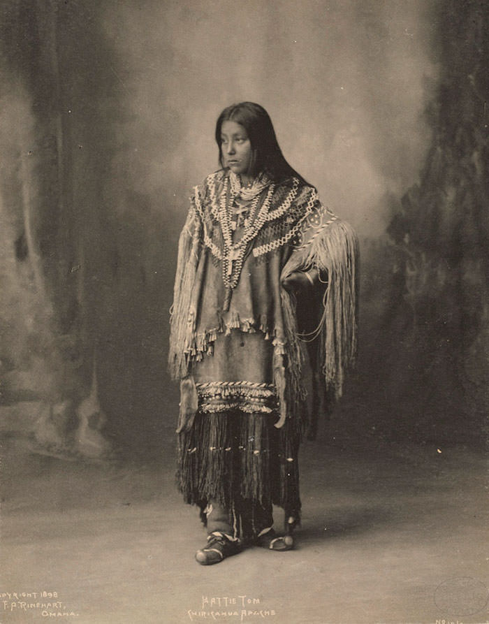 Hattie Tom, Chiricahua Apache, 1899
