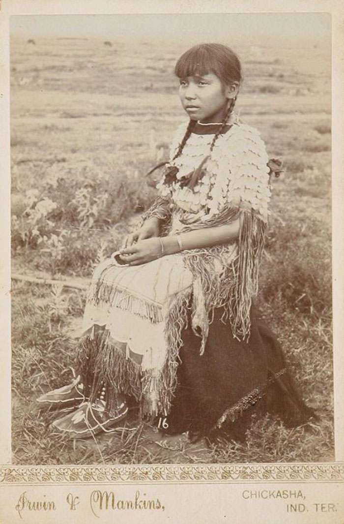 Kiowa Girl, 1890