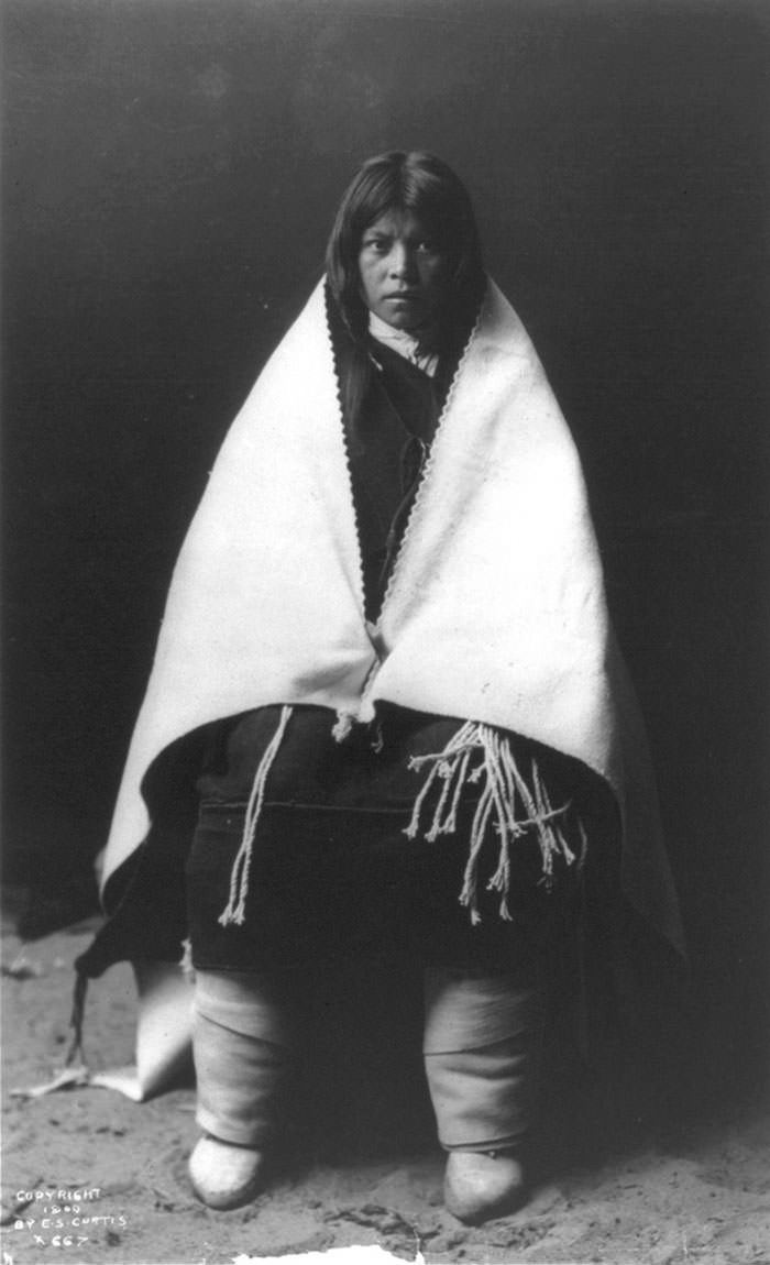 Hopi Girl On Her Wedding Day, 1900