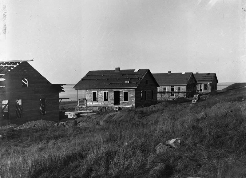 Penikese Island leper cottages, 1905