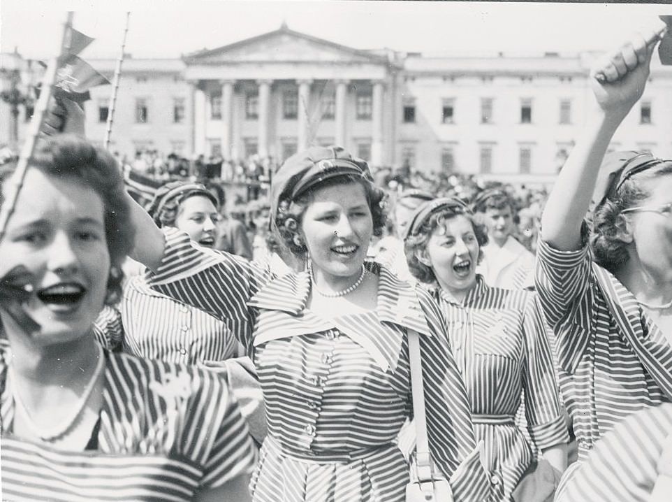 Princess Astrid with her Young Friends, Oslo, 1951.