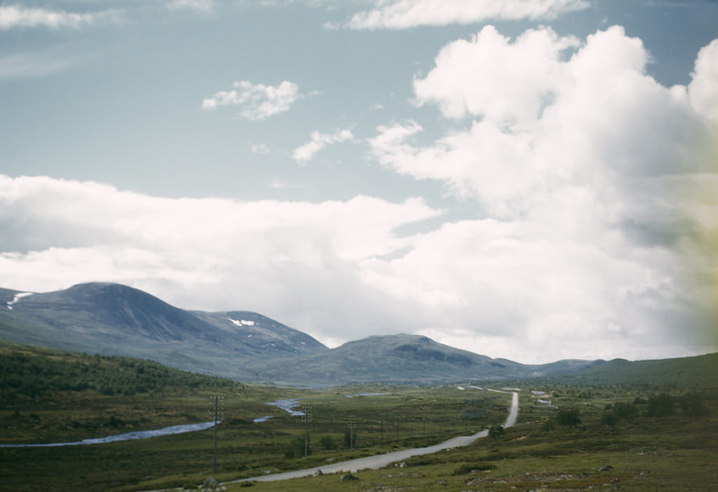Dovrefjell Mountains in Norway. On the way from Dombås to Hjerkinn