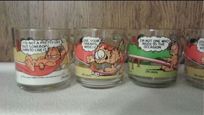 McDonald’s Garfield mugs