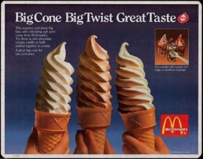 Mcdonald’s Twist Cones