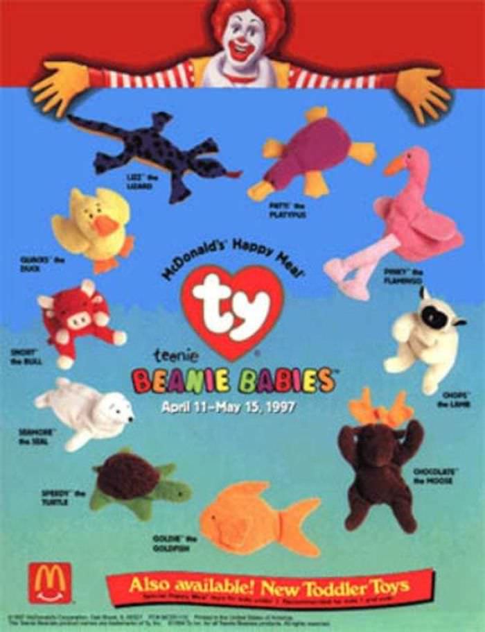 McDonald’s Teenie Beanie Babies