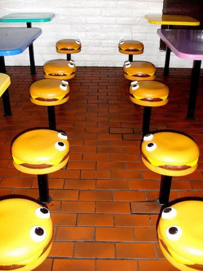McDonald’s Burger seats
