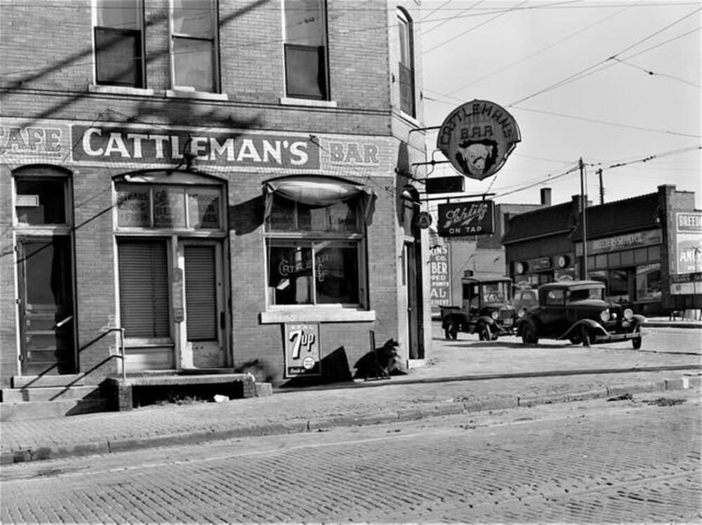 The Watering Hole Saloon in the stockyards district. South Omaha, Nebraska