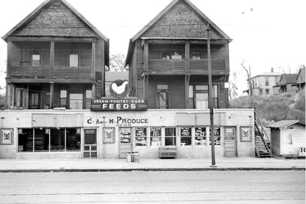 Grocery Store, South Omaha, Nebraska, 1920s.