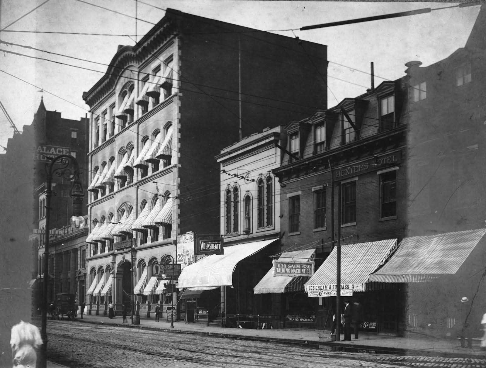 Completed in 1874, originally intended to be an opera house before the project went bankrupt, the modestly-sized building did not do justice to to the magnitude and beauty of the interior designed by architect J.W. McLaughlin.