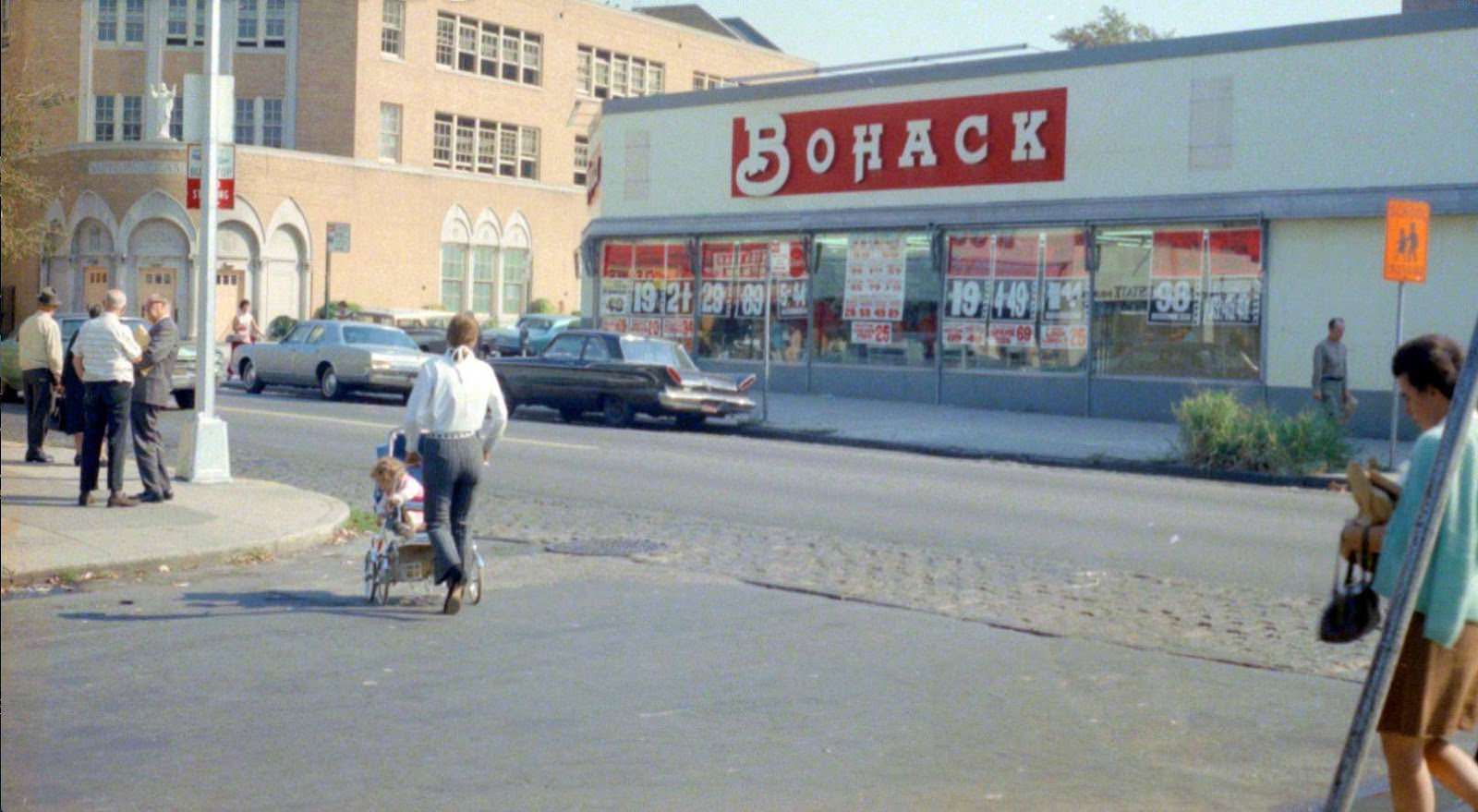 Myrtle Avenue and 68th Street, Glendale, Queens, 1969