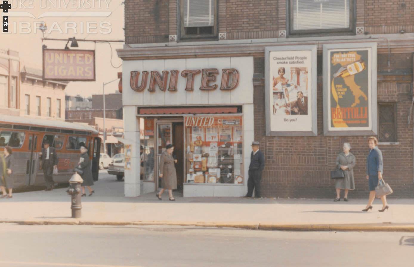 Steinway Street and 30th Avenue, Astoria, Queens, 1960s.