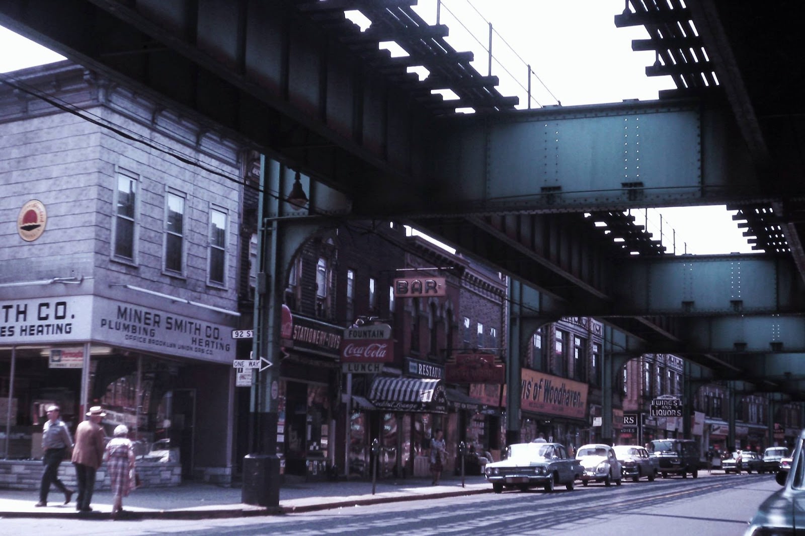 Jamaica Avenue and 92nd Street,Woodhhaven, Queens 1963.