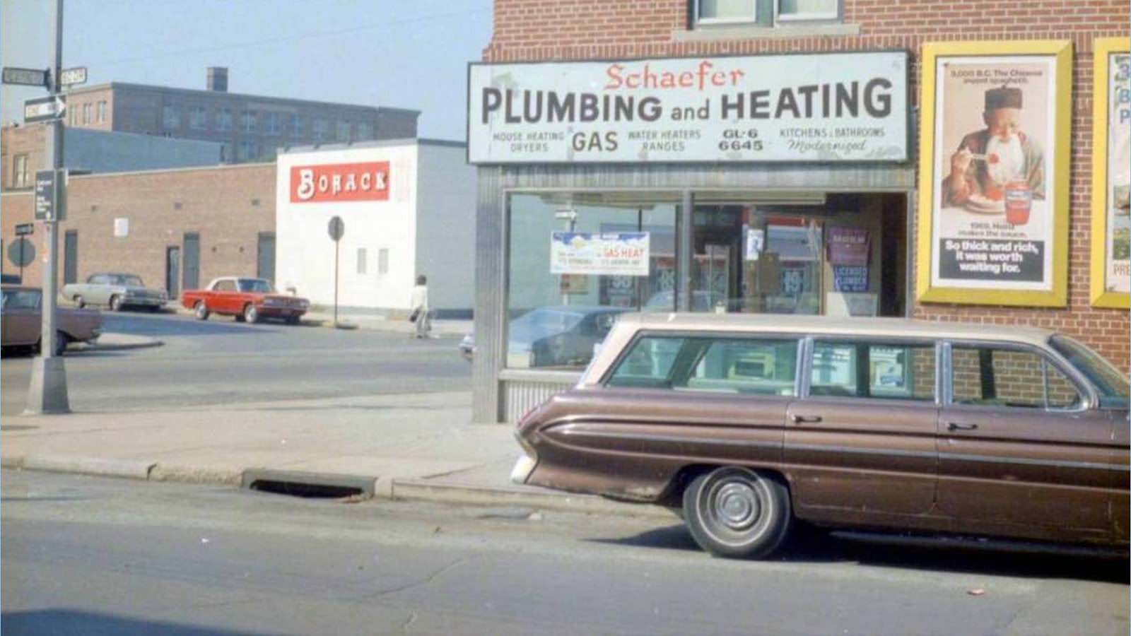 60th Drive and Fresh Pond Road, Maspeth, Queens, 1960s.