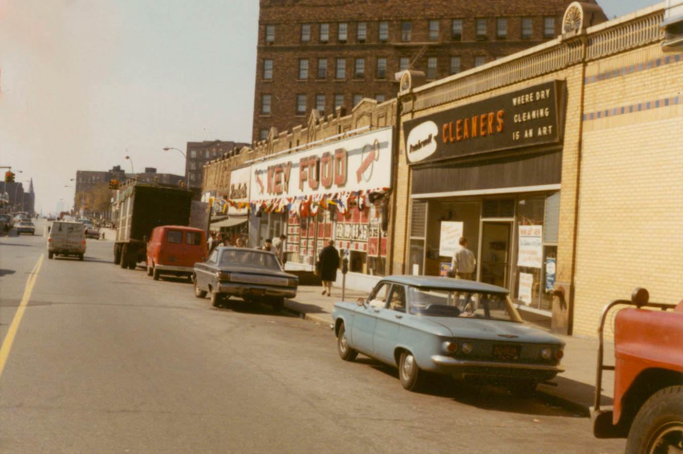 Greenpoint Avenue off 45th Street, Sunnyside, Queens, 1969.