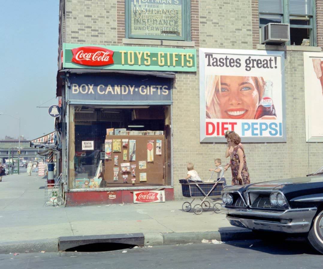 34th Street and 30th Avenue, Astoria, Queens, 1960s.