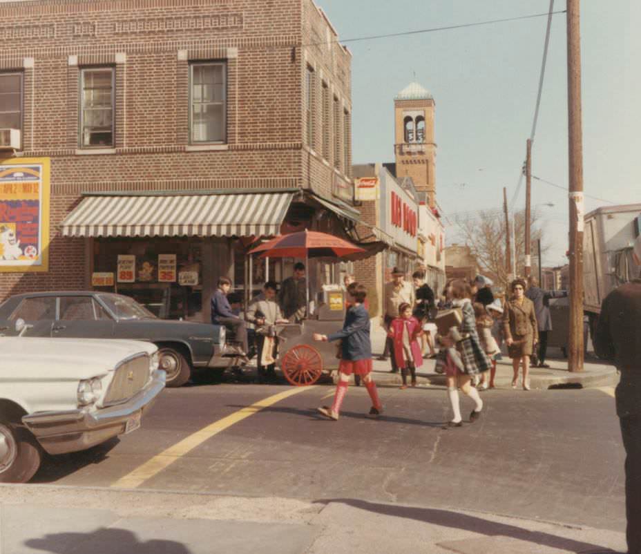 Another view of 30th Avenue and 42nd Street in Astoria, Astoria, Queens, 1968.