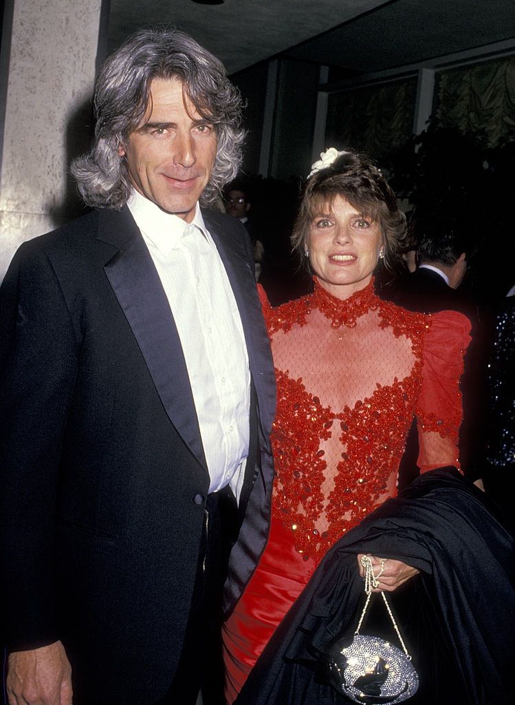 Sam Elliott and Katharine Ross at Beverly Hilton Hotel, 1988.