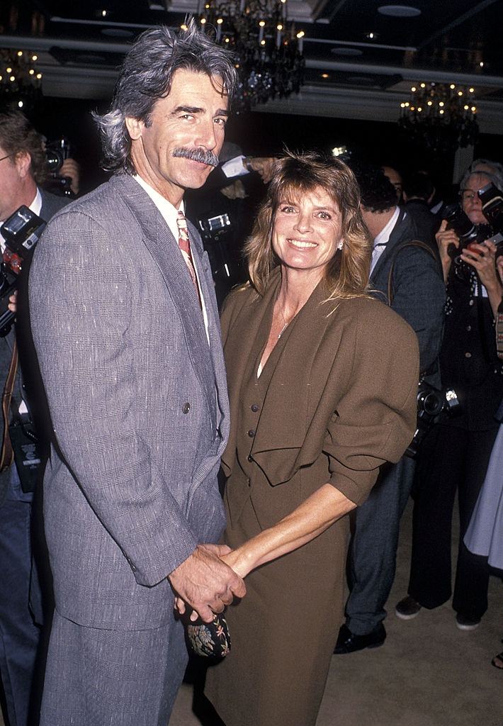 Sam Elliott and Katharine Ross at 48th Annual Golden Apple Awards on December 11, 1988