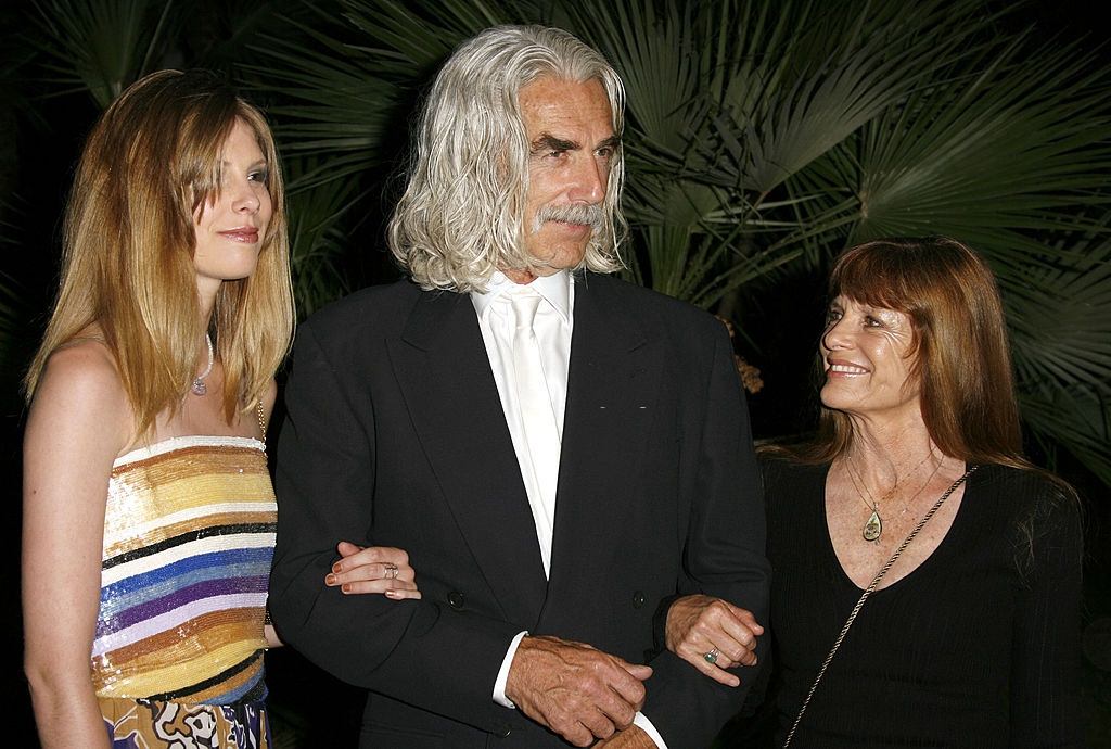 Sam Elliott and Kathrine Ross with their daughter, at Cannes Film Festival, 2007.