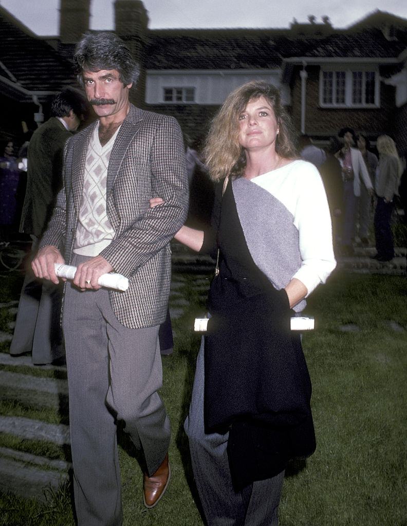 Sam Elliott and Katharine Ross at the Celebration Signing of the California Bilateral Nuclear Weapons Freeze Initiative" on January 10, 1982