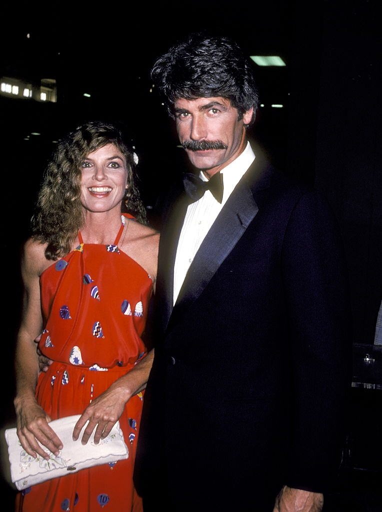 Sam Elliot with Katharine Ross at the 16th Annual Academy of Country Music Awards, 1981.