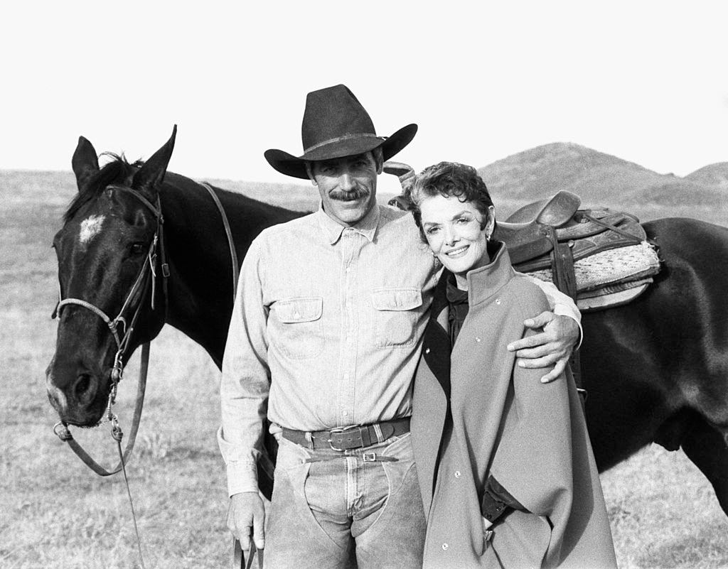 Sam Elliot with Jane Russle, 1984.