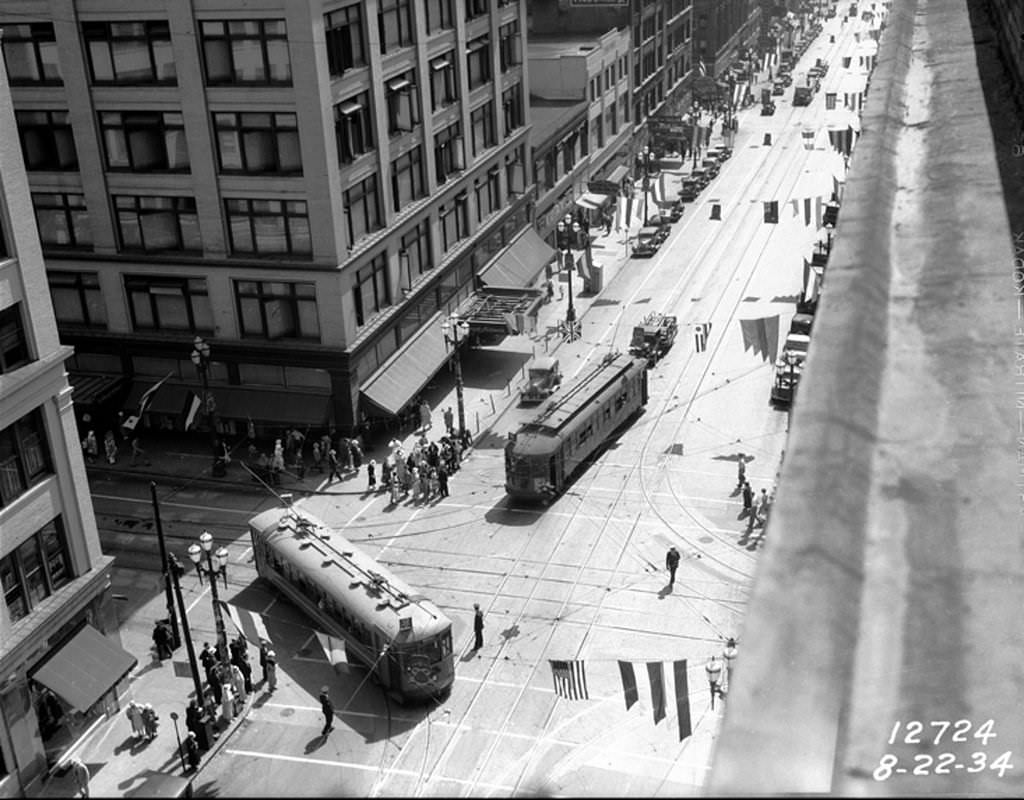 Second and Pike, 1934