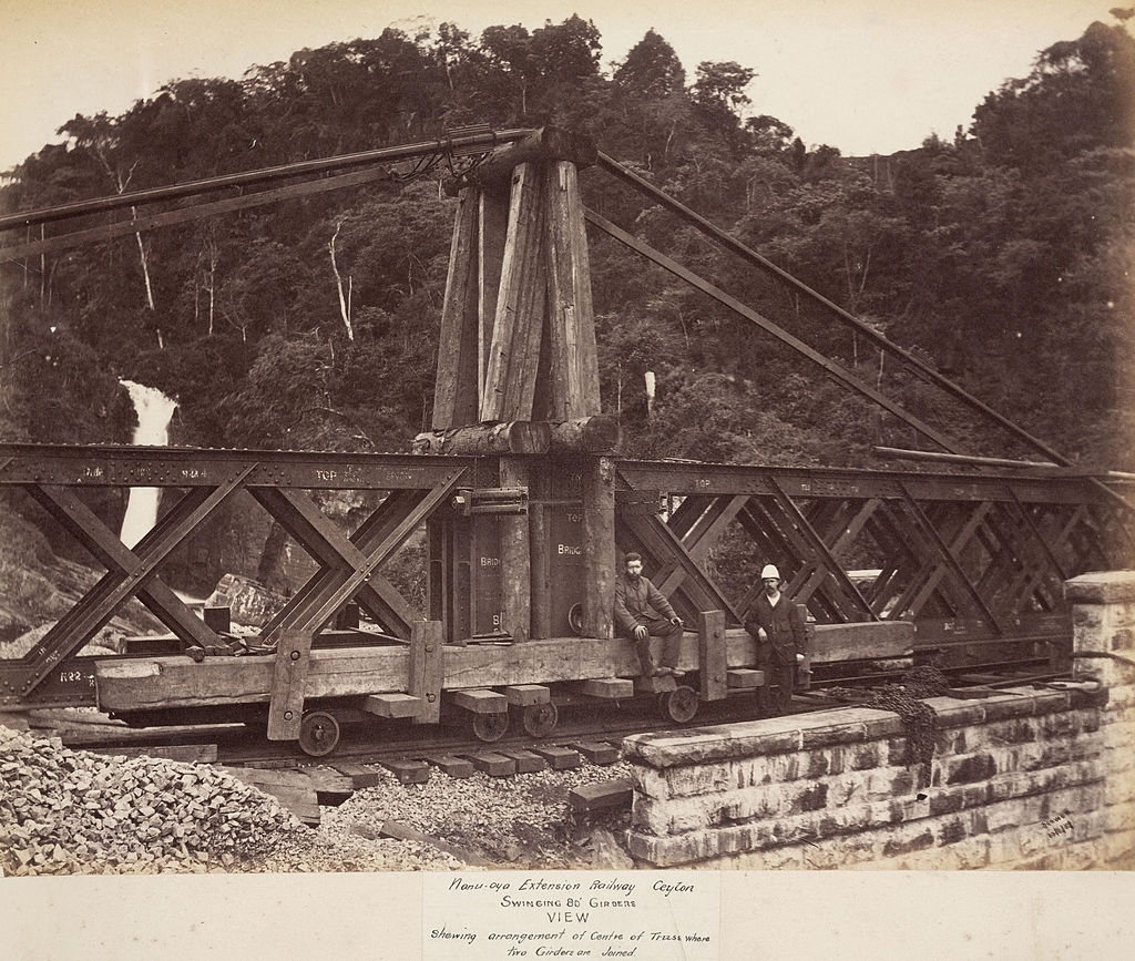 Construction of the Nanu Oya Extension Railway, Ceylon, 1883