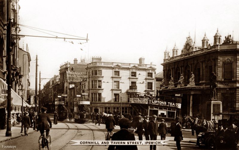 Cornhill and Tavern Street, Ipswich