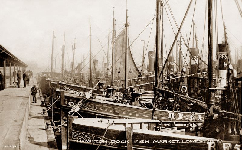 Hamilton Dock fish market, Lowestoft, Suffolk