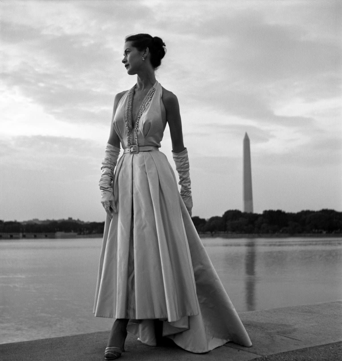 Fashion model Washington D.C. 1949.