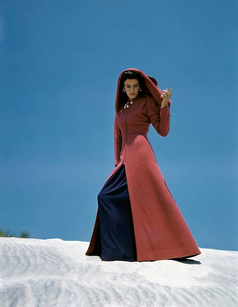 Model in Bedouin-inspired outfit, Vogue 1940.