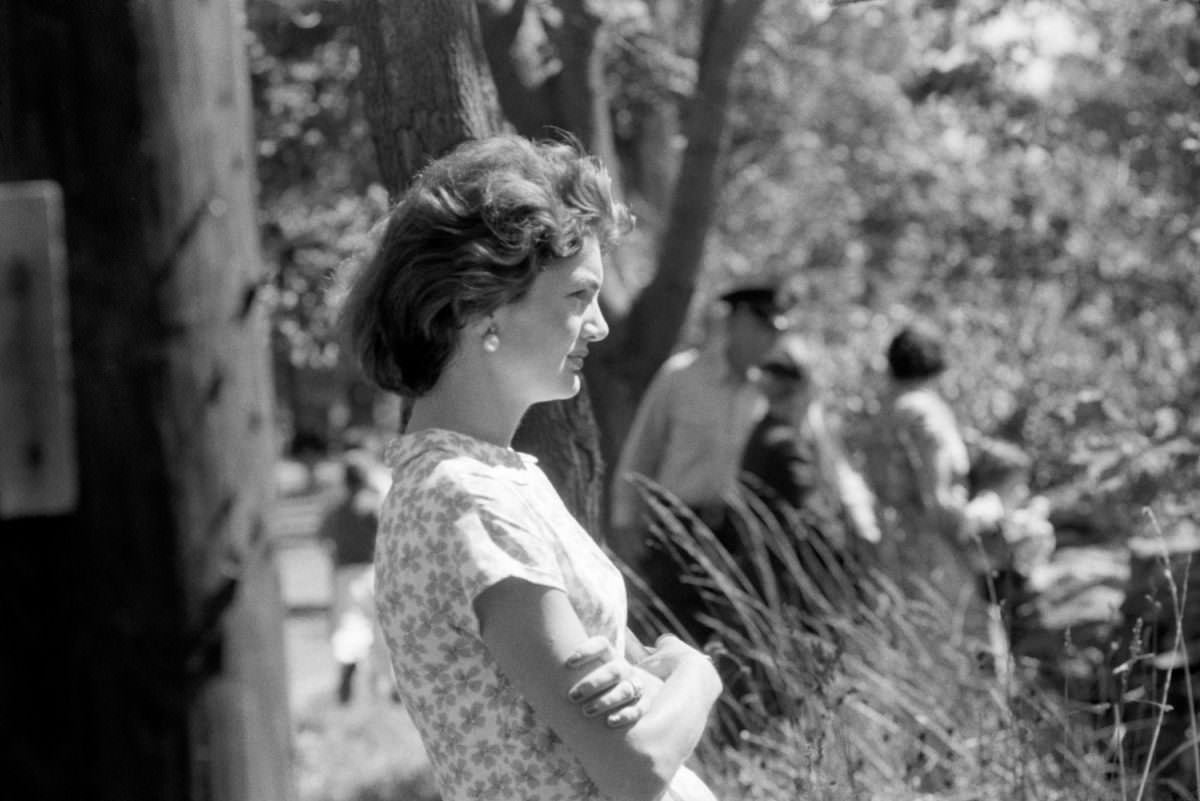 Jackie Kennedy, 1957.